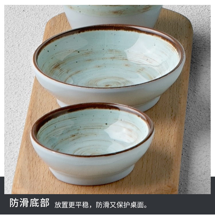 New imitation porcelain KB blue glaze dot melamine tableware factory direct sales melamine tableware pic 22