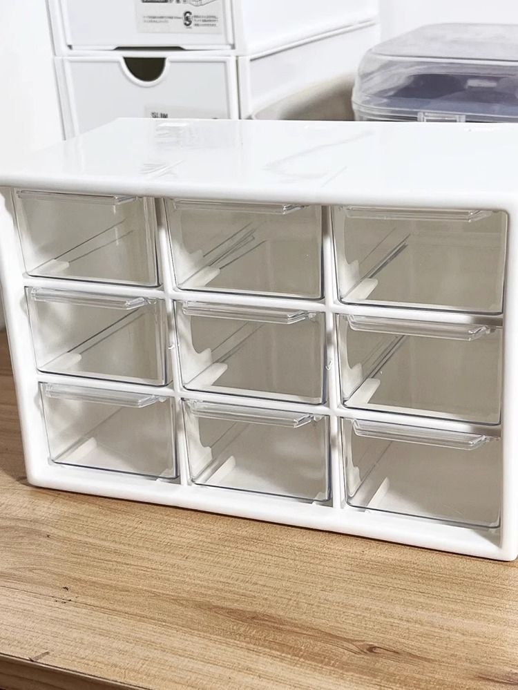 串珠贴片九宫格收纳盒收纳diy手工材料配件琉璃抽屉珠子小饰品详情9