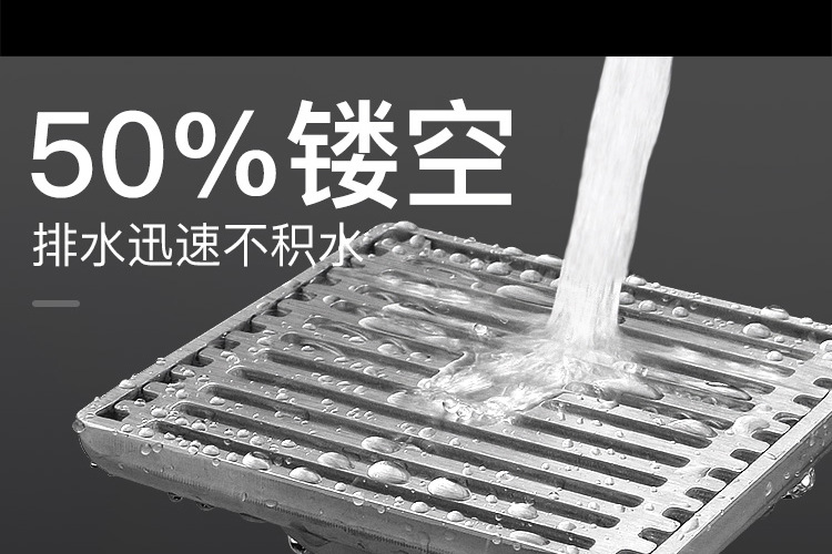 潜水艇地漏厂家批发官网方纯铜防臭卫生间旗舰店正品挺全铜地漏详情8