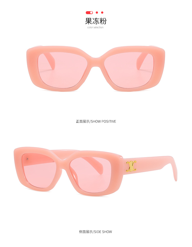 Retro triumph snow sunglasses for women with a high-end feel, 2024 new square sunglasses for sun protection against ultraviolet rays pic 13