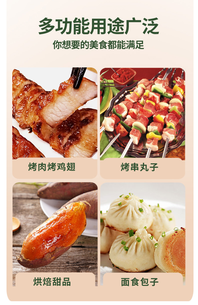 Air fryer paper pad, oil paper, household baking paper, non-stick oil-proof tray, round baking paper plate, air fryer bowl pic 6