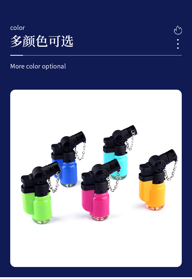 金属防风打火机点艾灸艾条焊枪点火器神器点火器直冲充气喷枪火机详情7