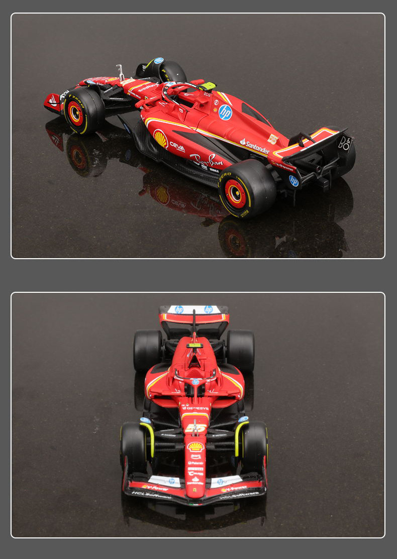 2024 1:43 scale replica Ferrari F1 car model SF-24 metal racing toy car model alloy wholesale pic 12
