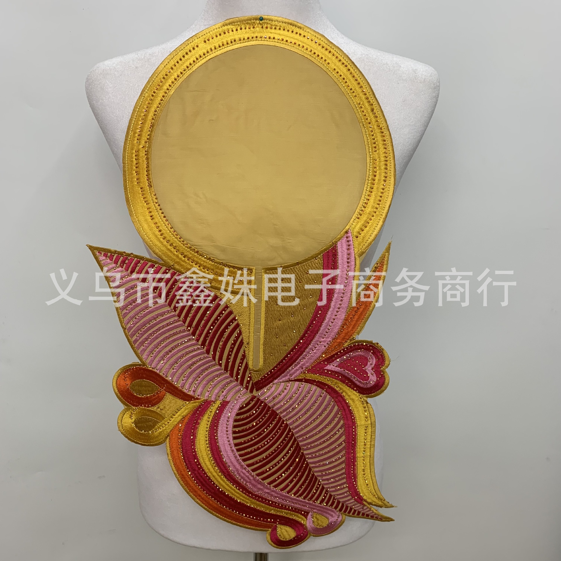 Best-selling stage costume accessories with irregular-shaped embroidered circular collars pic 13