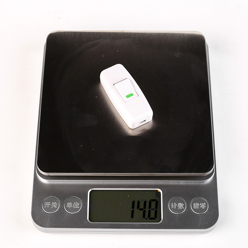 Wholesale of white headboard switch, high-power dual-outlet push-button switch, single-control wiring switch for table lamp pic 13