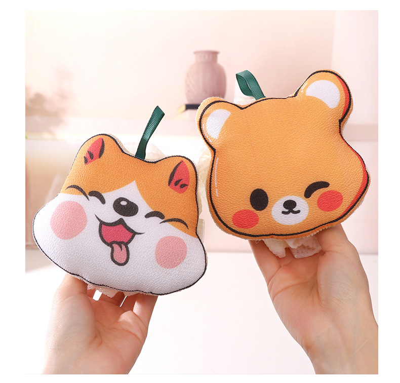 可爱卡通搓澡巾沐浴球工厂搓澡神器下泥洗澡巾新款浴花两用搓澡巾详情20