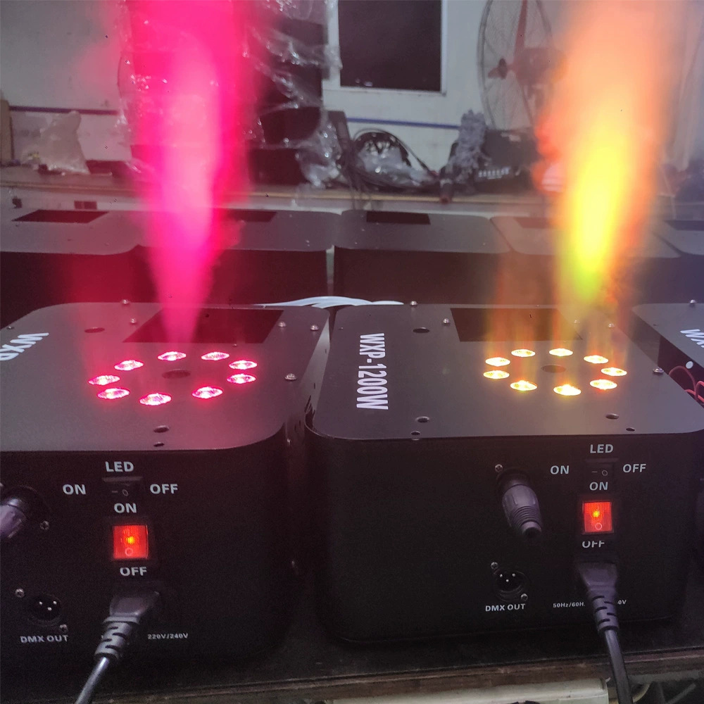 LED气柱烟机酒吧夜店婚庆舞台演出上喷烟雾机小型设备烟柱机详情2