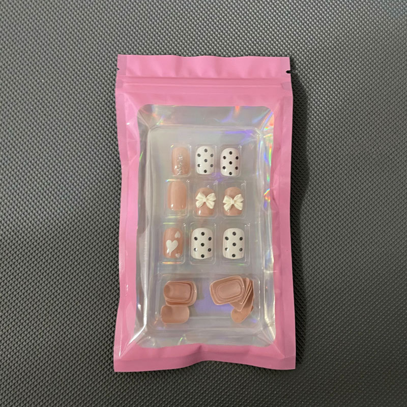 In-stock color window laser self-sealing bags, jewelry packaging bags, phone cases, plastic bags, food sealing bags with fixed logos pic 5