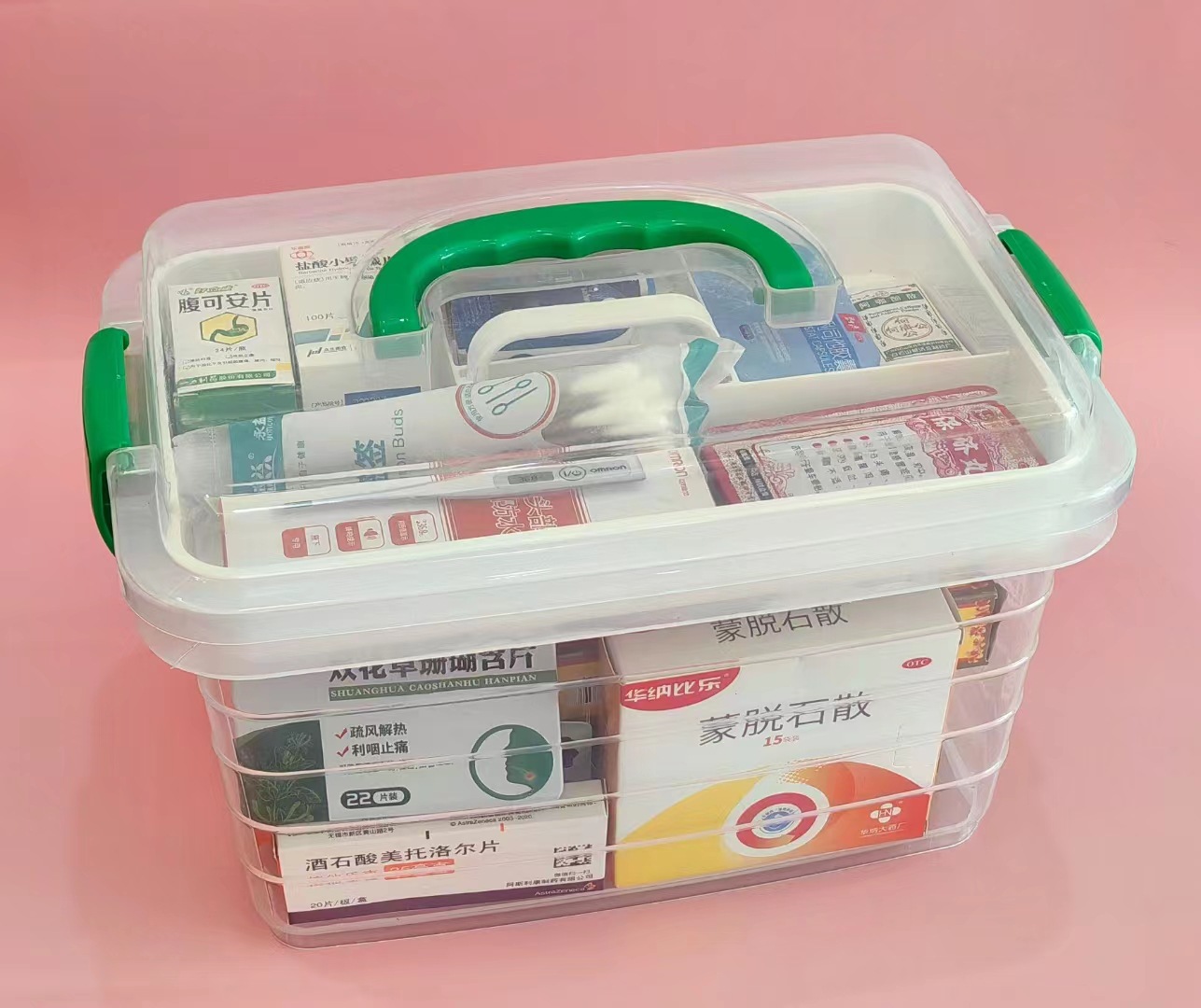 Factory direct sales of large household medicine boxes, family medicine boxes, multi-layer medicine classification and storage boxes pic 12