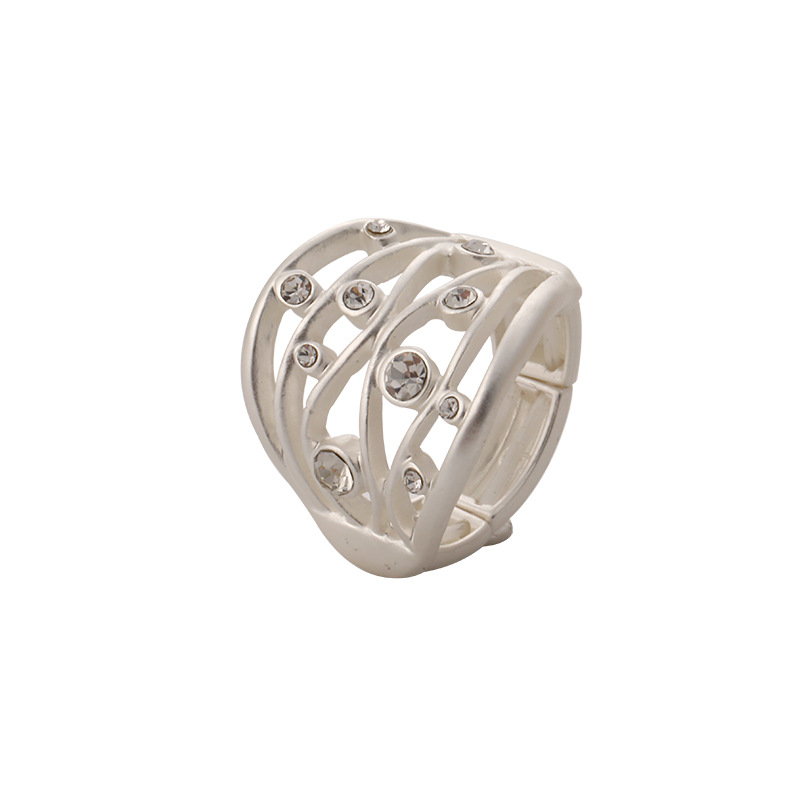 Amazon Cross-border exclusive high-end hollowed-out retro loose-fitting rings and jewelry, fashionable and trendy wholesale from Europe and America pic 5