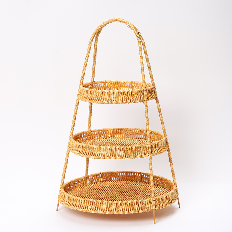 Multi-functional plastic fruit plates, fruit baskets, snack plates, draining dried fruit boxes, solid wood dried fruit boxes, and household fruit plates are available in multiple colors pic 8