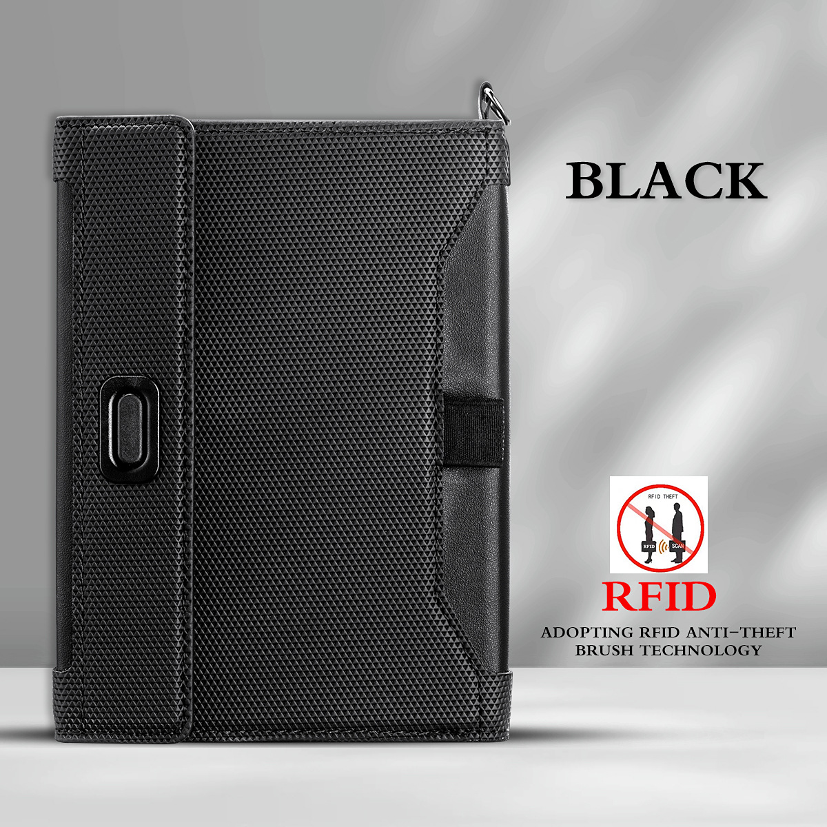 Passport bag, ID card bag, RFID anti-theft card holder, multi-functional passport holder, overseas travel air ticket holder, anti-magnetic passport holder pic 16