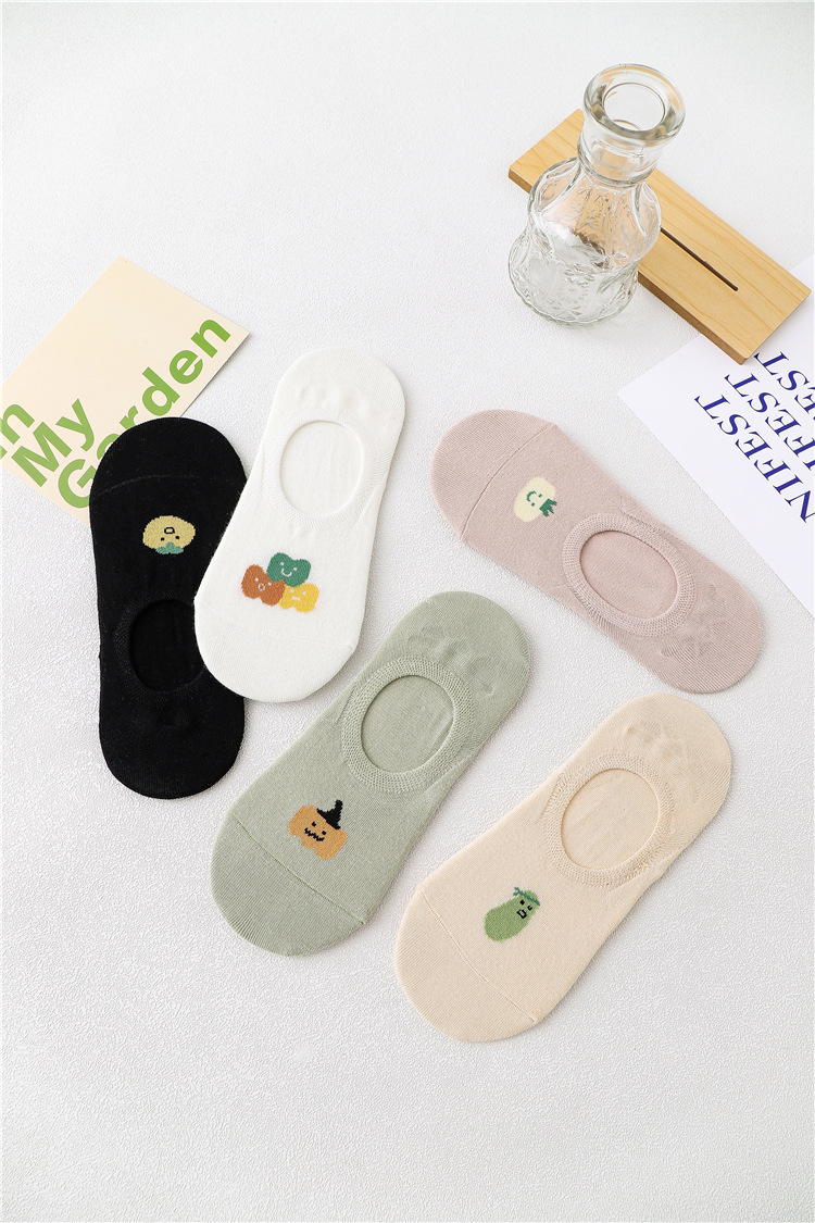 船袜女夏季薄款清新水果隐形防滑棉袜子女短袜浅口可爱日系ins潮详情23