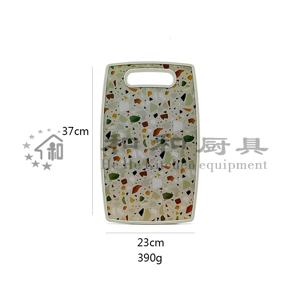 双面防滑悬挂厨房菜板环保PP塑料抗菌防霉砧板图案双面切菜板详情4