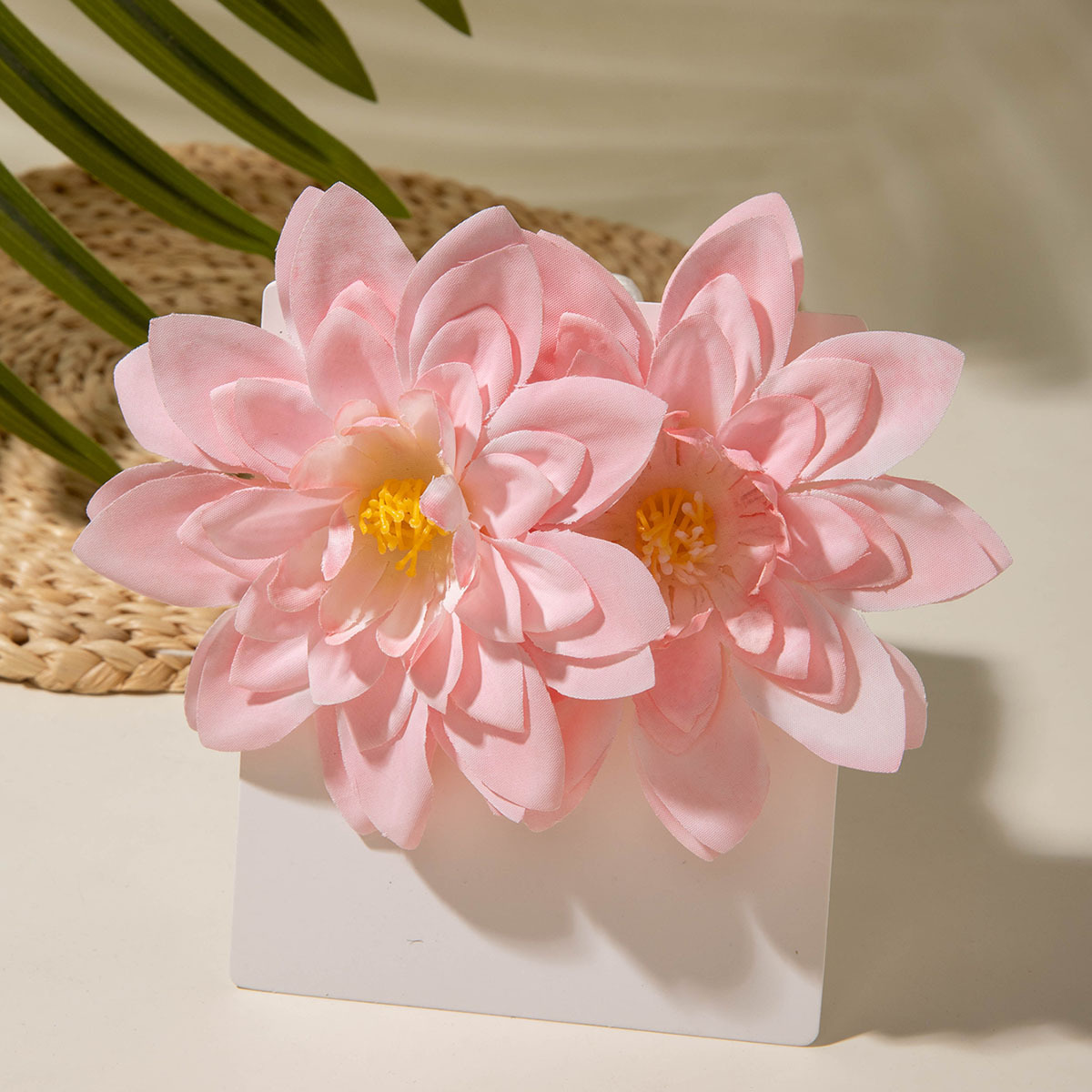 欧美跨境时尚清新布艺花朵流苏串珠优雅甜美情人节礼物耳坠耳环女详情54