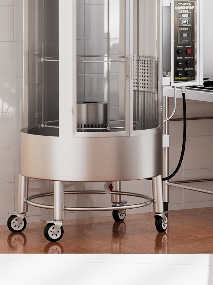 Wholesale of commercial large-capacity roast duck ovens, fully automatic rotary electric heating equipment for roast chicken and goose in roast meat stores pic 4