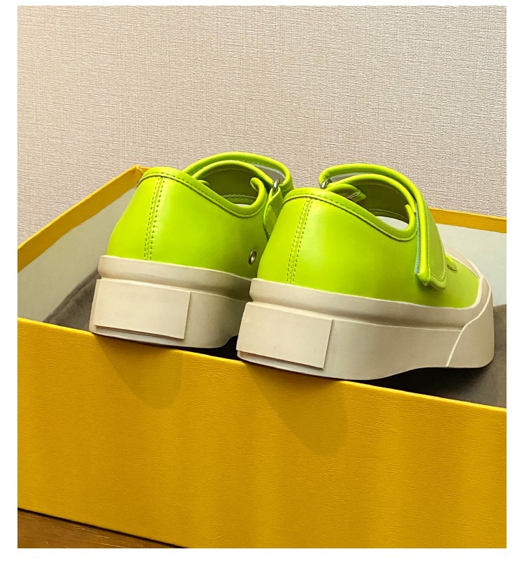 赵露思同款法式丑萌mona玛丽珍鞋2023年复古厚底小白鞋大头单鞋详情23