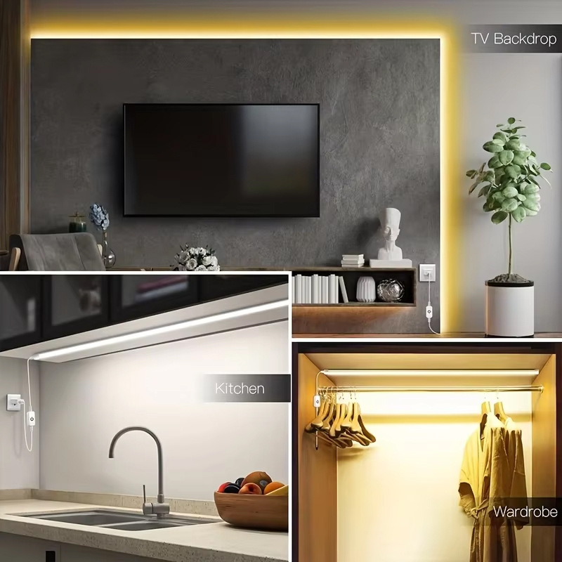 USB灯带5V低压柔性霓虹硅胶灯条防水led化妆镜床头电视背景氛围灯详情11