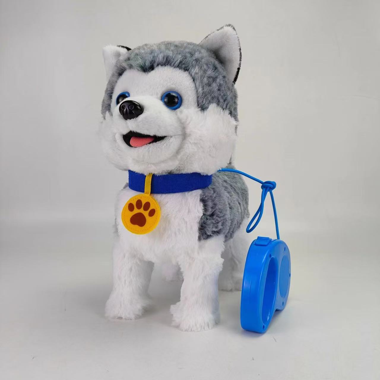 USB大号吐舌头舔舔狗触摸汪汪叫儿童电动玩具小狗走路会叫学说话机器狗仿生机器狗ai智能玩具详情14