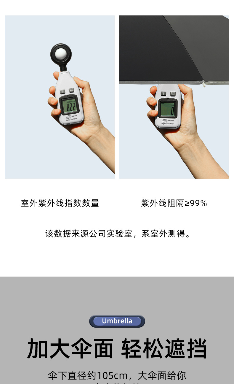 全自动三折节节收机械 包边反光条灯头伞折叠雨伞 广告伞现货加印详情20