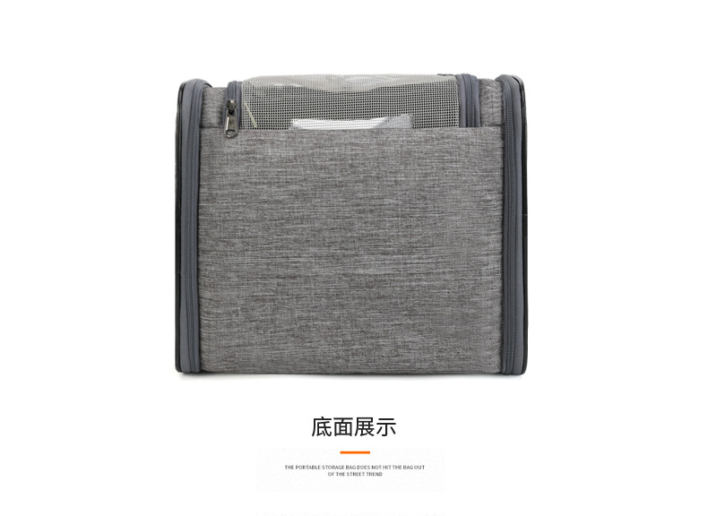 Pet bag for aviation, foldable cat bag, breathable, large-capacity cat and dog, outdoor travel pet backpack, double-shoulder cat bag pic 22