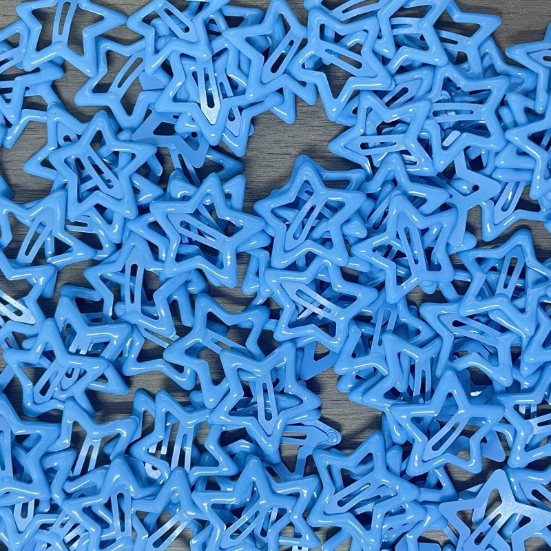 可爱bb夹侧边夹刘海夹金属y2k小夹子头饰发夹川野多巴胺星星发夹详情6