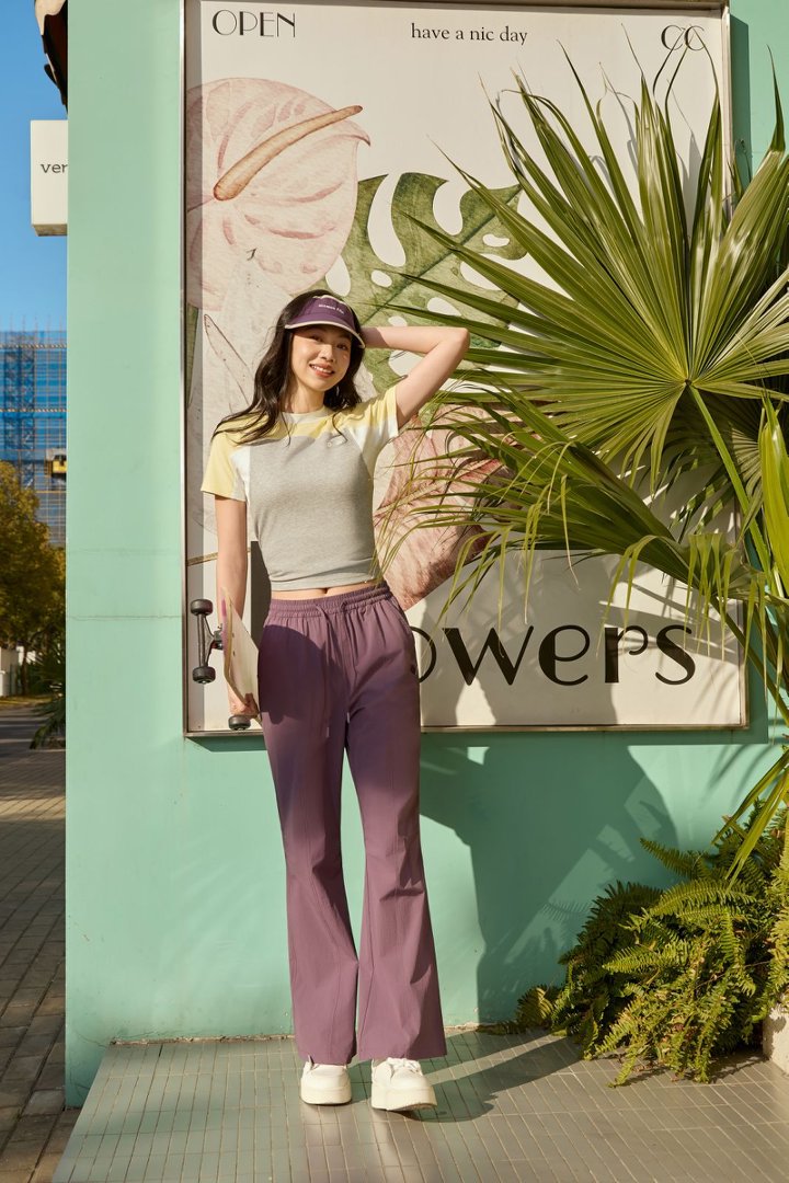 Mountain and field slightly flared, quick-drying casual sportswear pants for women in spring and summer, straight, loose, cool, sun-protective pants, drape long pants 8011 pic 1