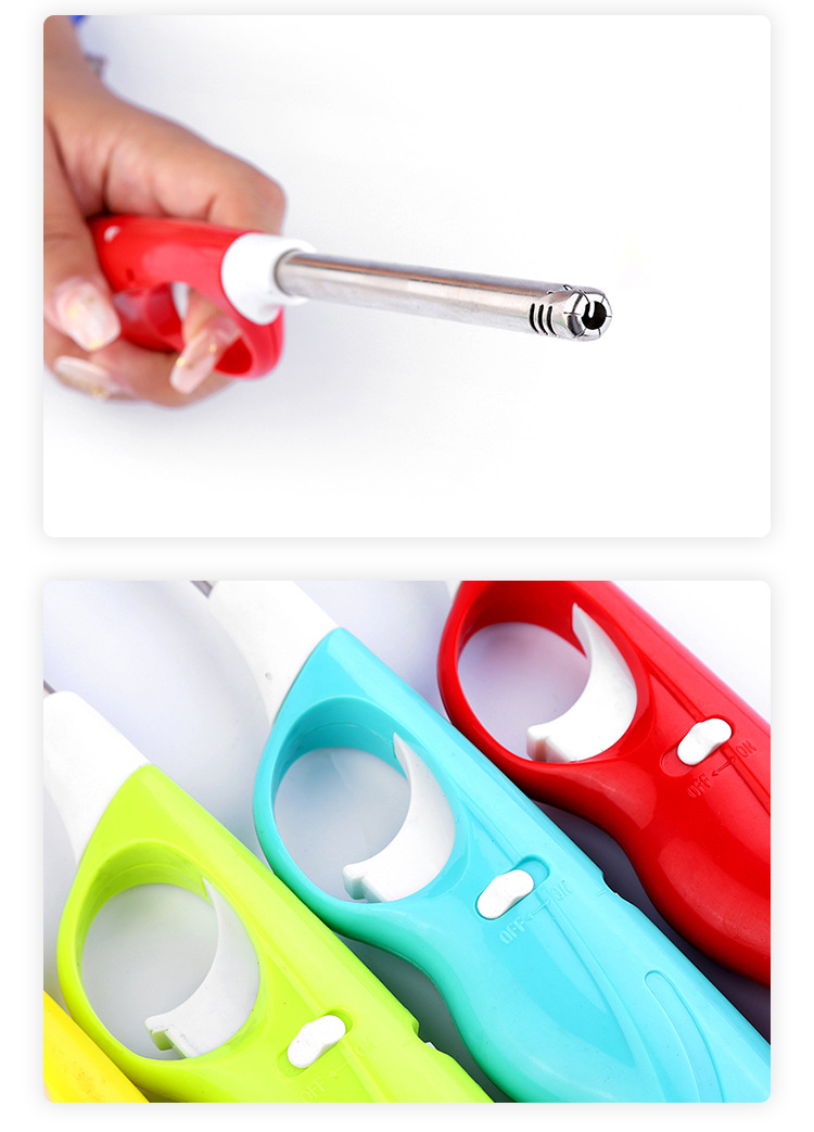 现货明火点火器煤气灶厨房加长打火机蜡烛长嘴点火棒家用安全火器详情11