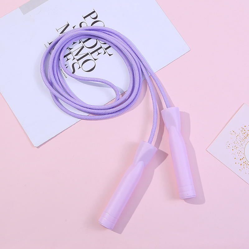 简约运动跳绳厂家批发可调节健身锻炼减脂运动绳成人学生通用跳绳详情8