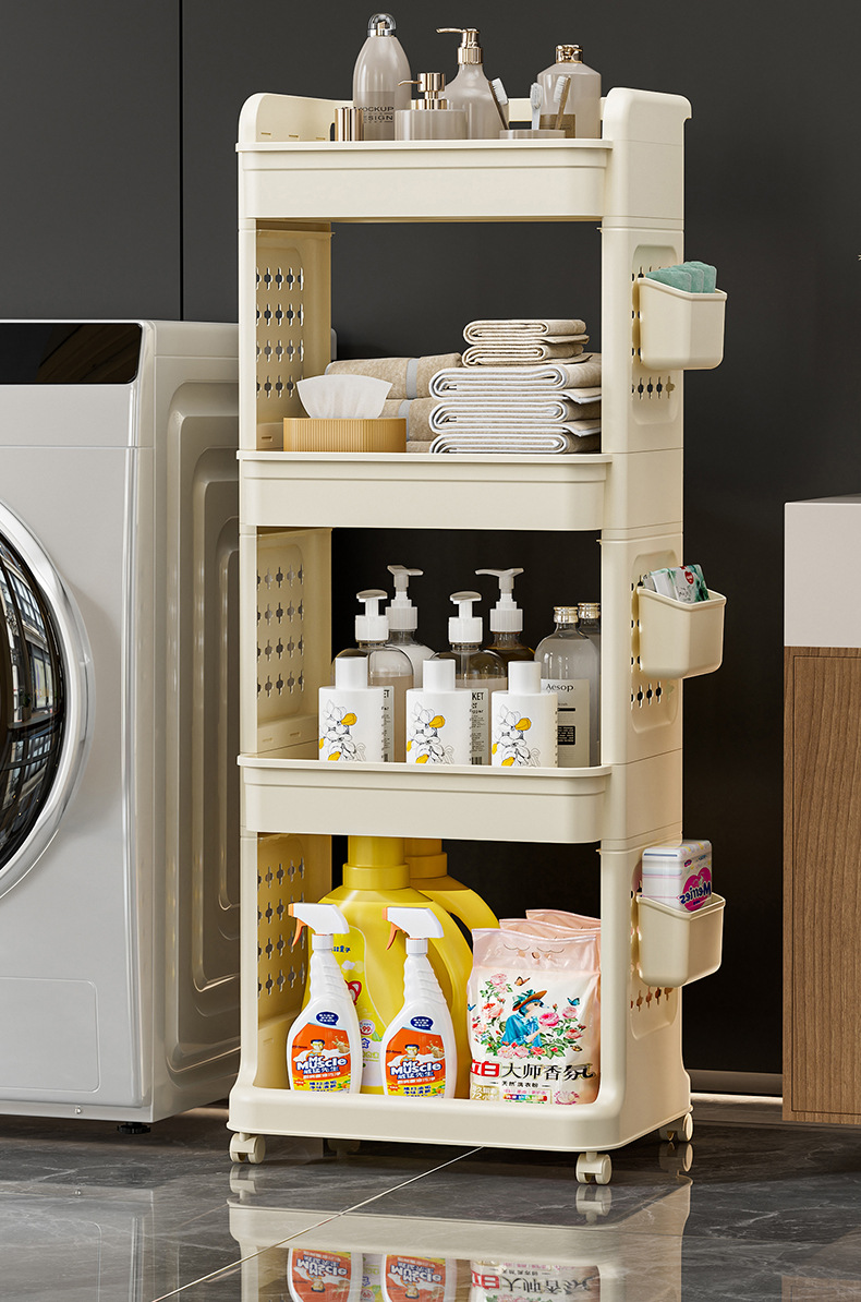 小推车置物架免安装零食收纳箱客厅玩具储物柜子家用抽屉式收纳柜详情8