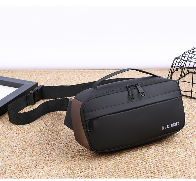 跨境腰包多功能通勤旅行手机胸包户外运动骑行斜挎包时尚胸前包详情19