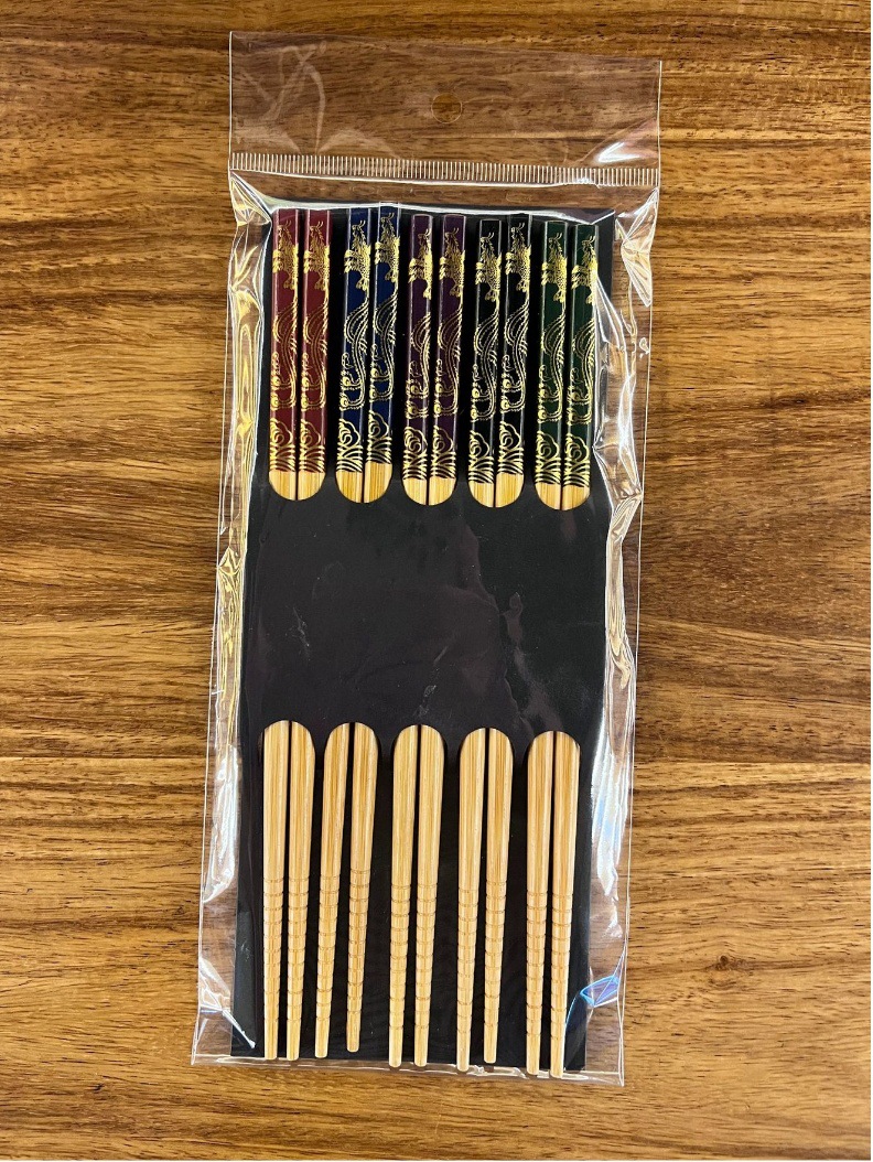OPP chopsticks, bamboo chopsticks, household chopsticks, Phoenix chopsticks, advertising chopsticks, Japanese printed chopsticks pic 1