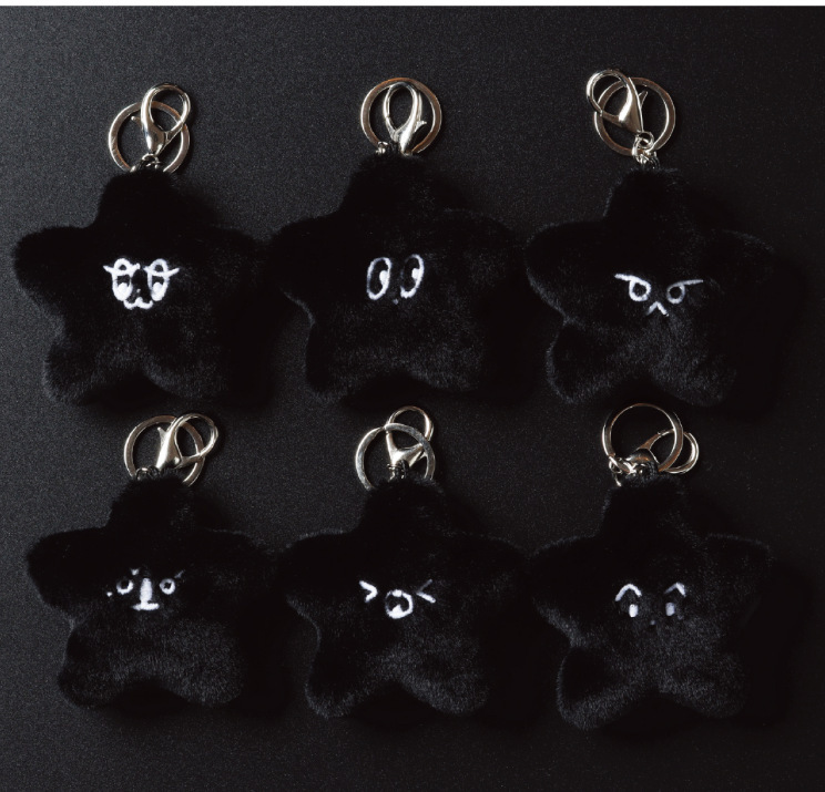 STARFISHDOLLKEYRING海星体挂件星星毛绒挂件NCT127男团钥匙扣详情3