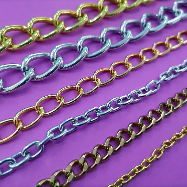 Wholesale 304 stainless steel bead chain, Guka tag chain, colored electroplated wave chain, curtain wave bead chain in stock pic 24