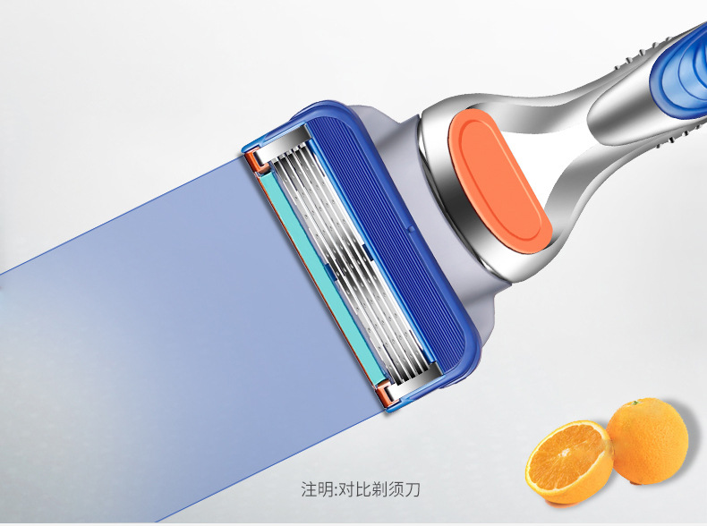 代发通用德国五层吉利剃须刀片锋利5男手动剃须刀刮胡刀手动刀架详情11