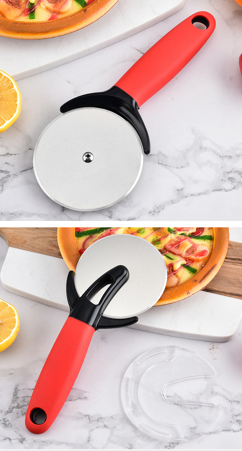 Wholesale stainless steel pizza cutters, pizza roller knives, pizza wheel knives, pizza cutters, and kitchen baking tools from the manufacturer pic 10