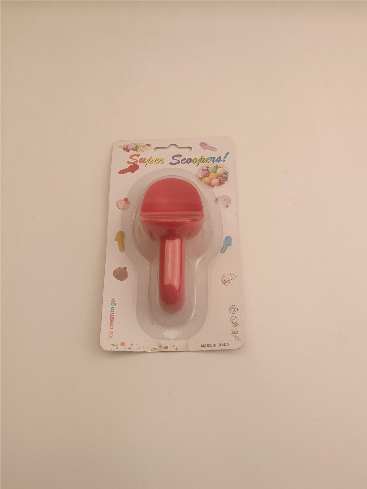 跨境专供迷你可爱冰淇淋勺子挖球器PP食品级创意日式冰激凌餐具扭曲款详情6