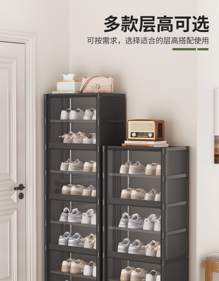 鞋架多层家用门口结实耐用防尘透明鞋子置物架宿舍简易鞋柜收纳详情11
