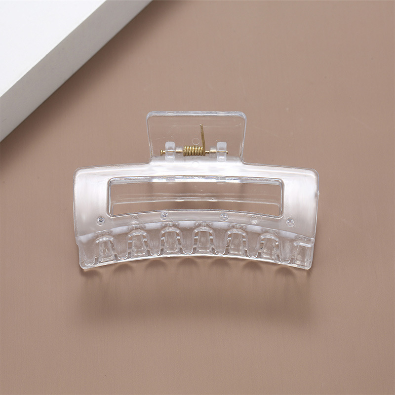Wholesale of new transparent gripper, back head hair clip, handcrafted shark clip, diy gripper, rough bottom clip pic 11