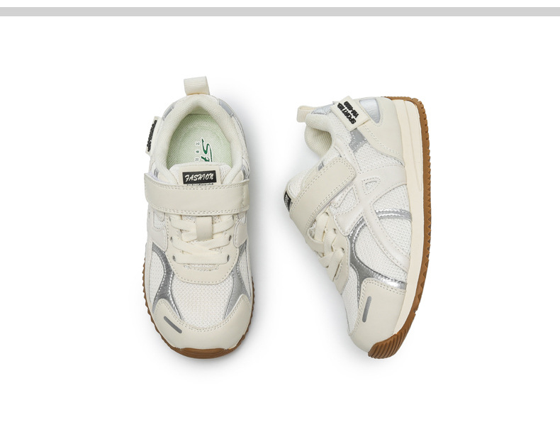 儿童运动鞋2025秋季新款加绒男童阿甘鞋真皮软底休闲女童跑步鞋潮详情19