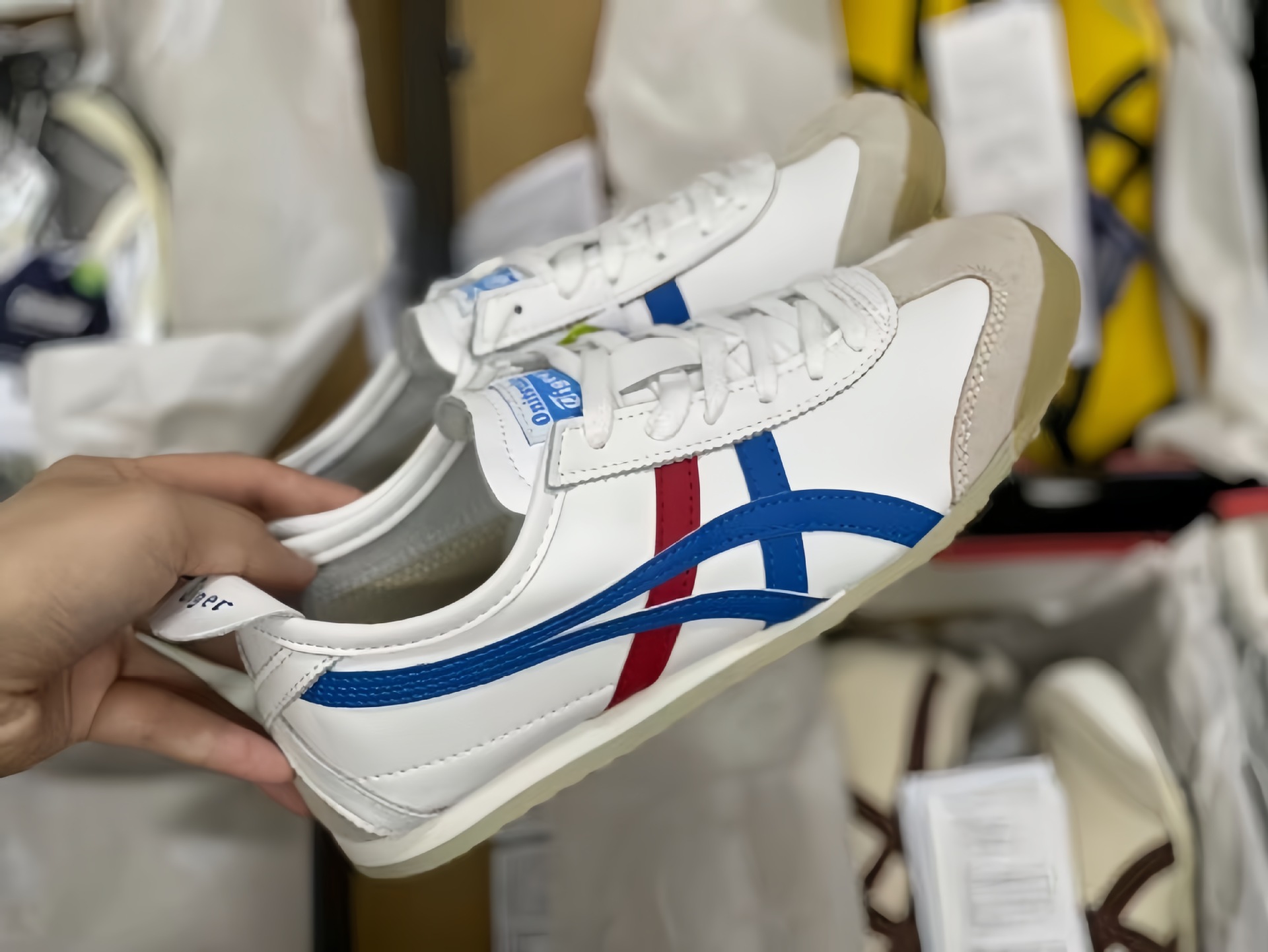 莆田鞋鬼冢虎亚瑟一脚蹬女鞋懒人德迅鞋tiger男鞋情侣运动鞋 纯原详情11