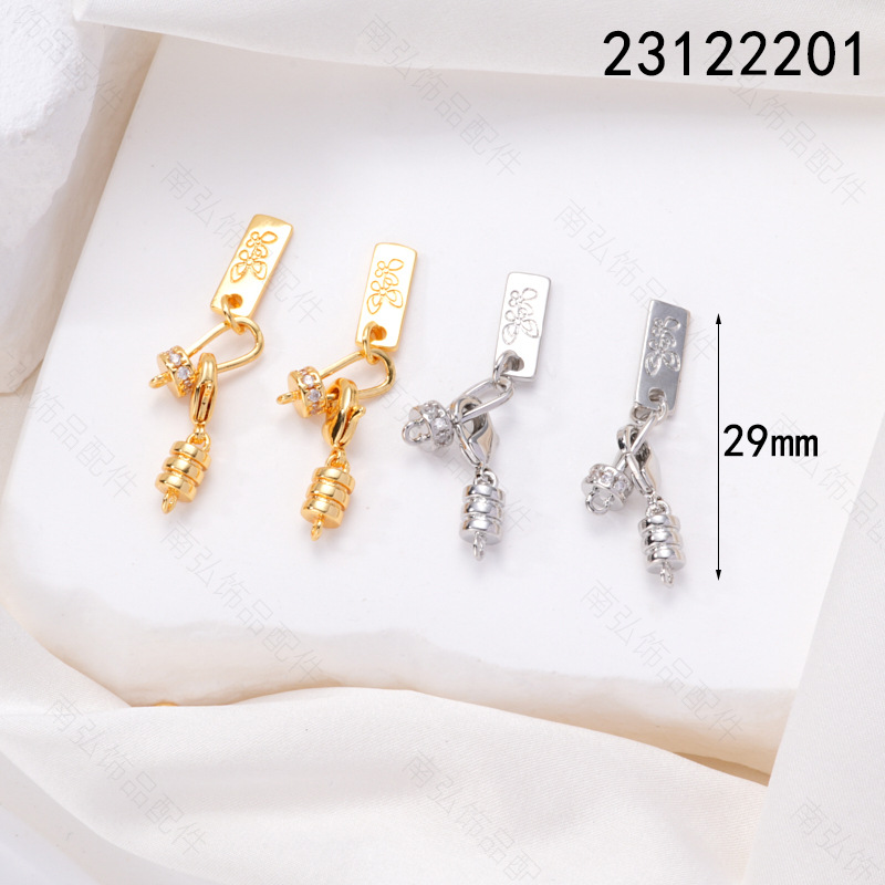 Pearl necklace buckle, lobster buckle, end connection buckle, hook buckle, sweater chain, detachable buckle, diy jewelry accessories pic 13