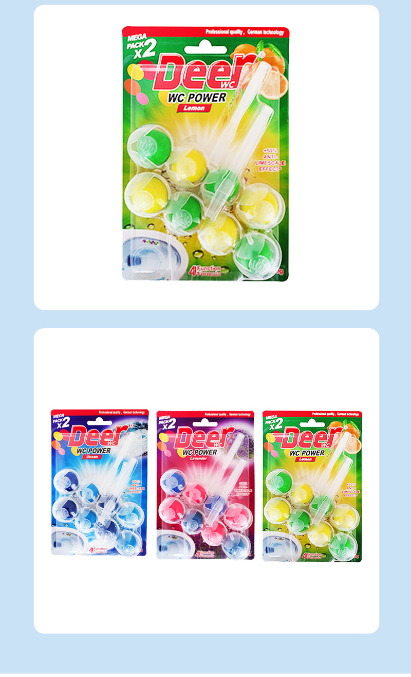 家用挂壁式马桶清洁挂球去异味厕所清洁剂除黄垢洁厕魔力芳香球详情9