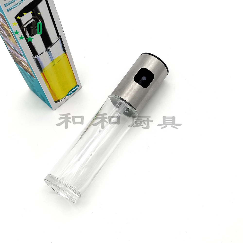 新款现货厨房喷油瓶户外气压式烧烤喷油壶食用油喷雾橄榄油瓶批发详情9