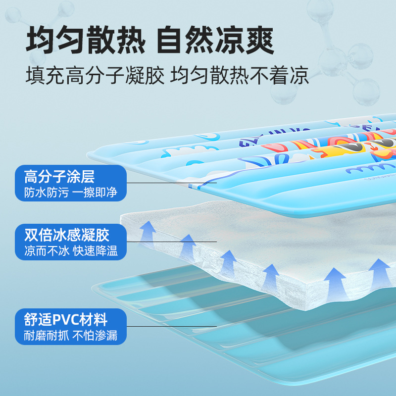 宠物冰垫夏天狗狗睡垫凉席猫咪夏季冰凉垫耐抓冰窝降温猫垫子批发详情4