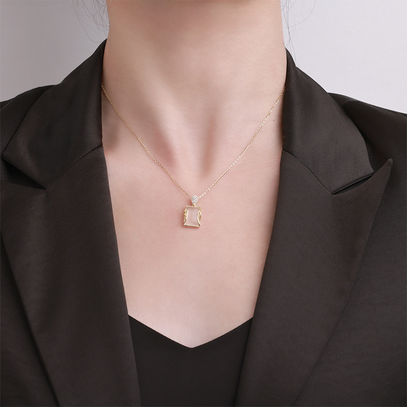 卓恒甄选平安牌唐卡铜镀金项链吊坠银饰配件吉他款首饰品详情10