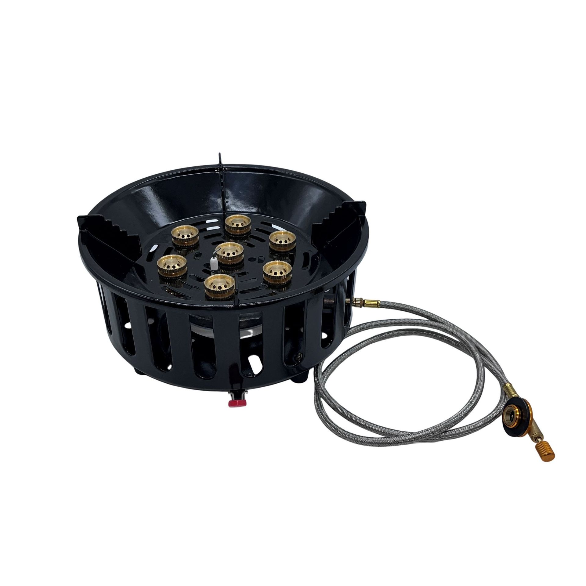 户外七星灶猛火炉头防风露营卡式炉燃气煤气灶便携式野外炊具定制详情4