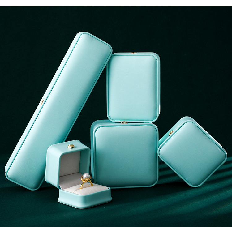 In-stock crown buckle jewelry boxes, high-end jewelry storage boxes, wholesale jewelry boxes, ring, necklace boxes, bracelet boxes pic 15