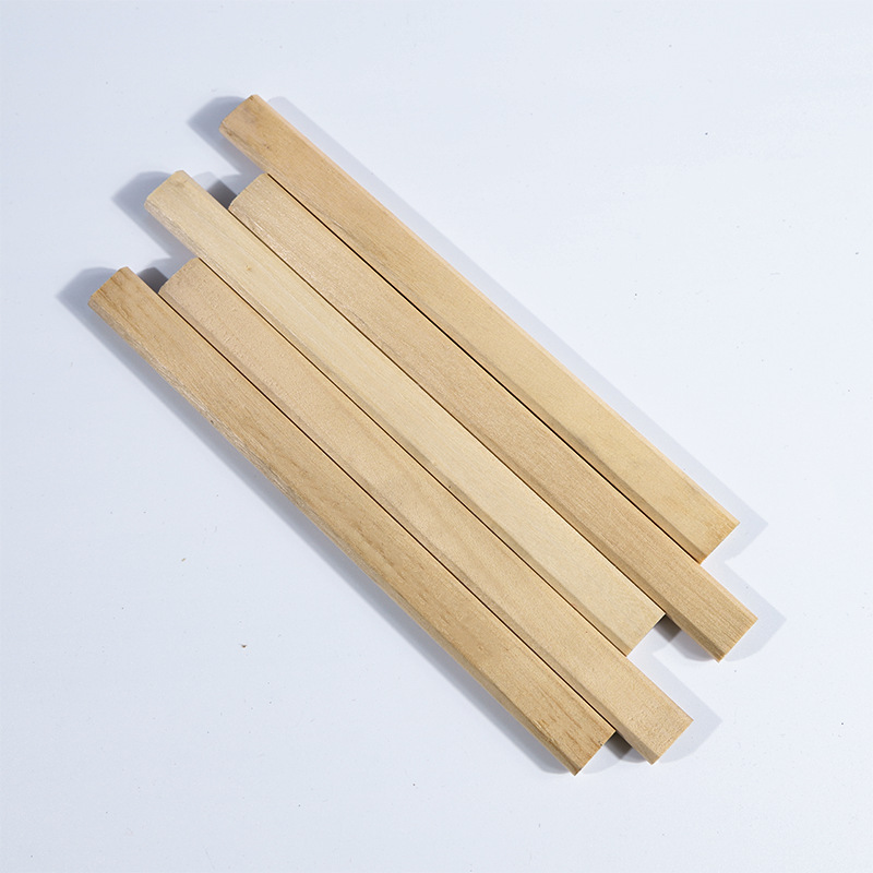 Customized large octagonal woodworking pencils, solid wood oval flat head marker pens, thick lead core, special woodworking pens for construction site marking pic 6