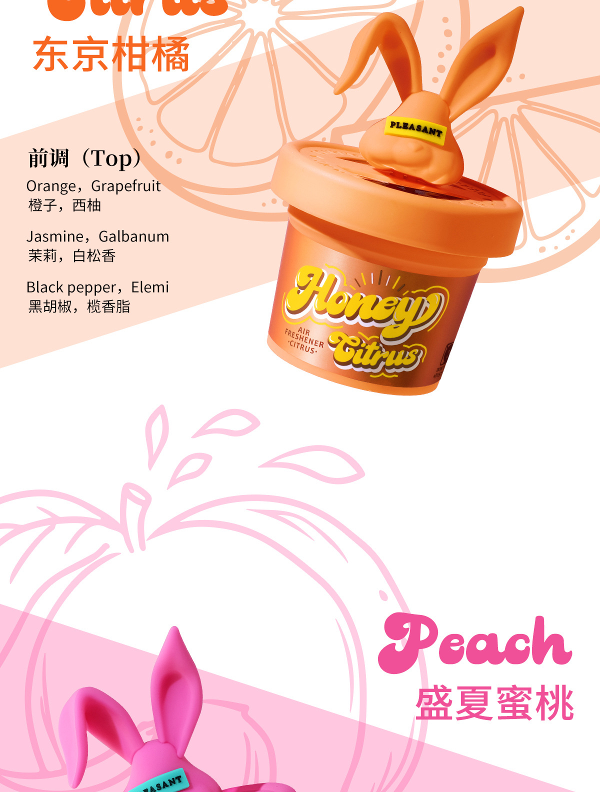 New cross-border foreign trade solid car solid perfume, high-end aroma diffuser for the car and bedroom, air freshener pic 6